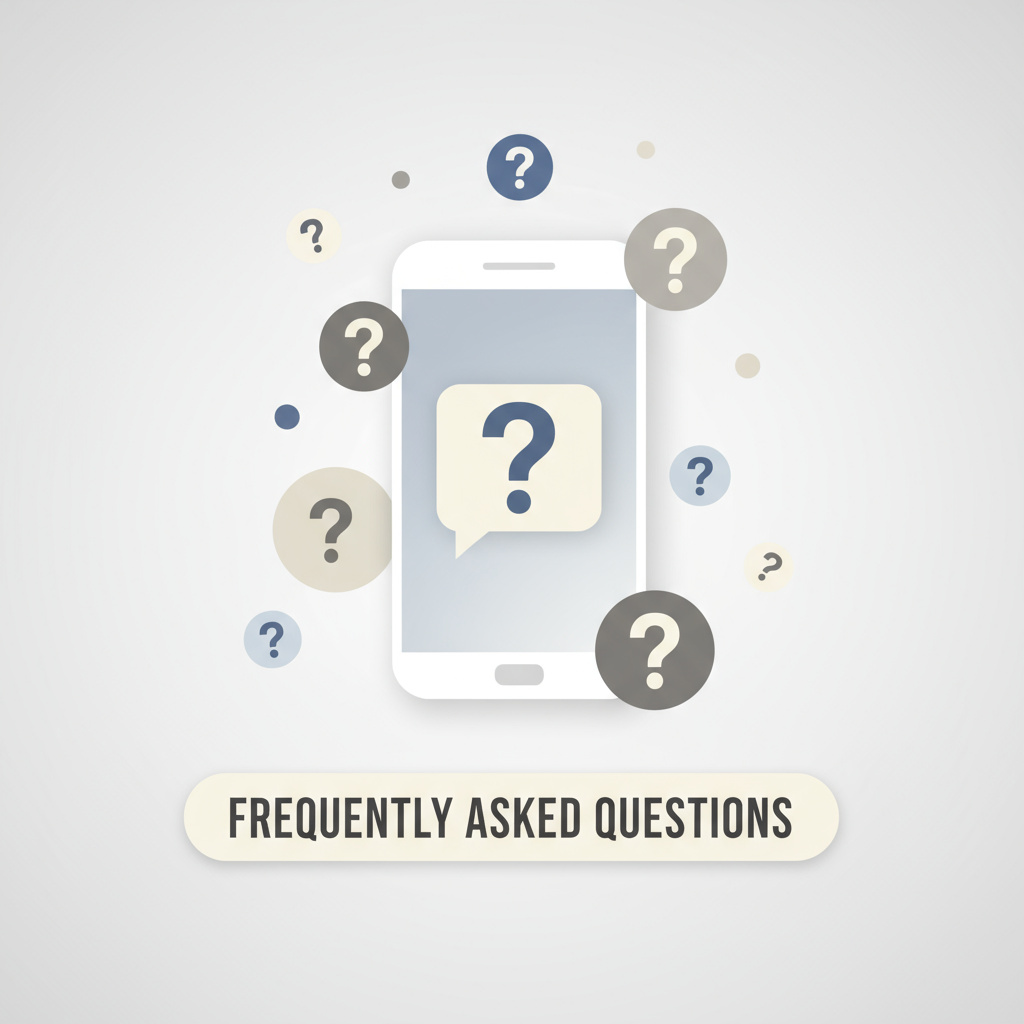 Illustrative FAQ graphic